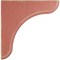 Ekena Millwork 1 3/4"W x 7 1/2"D x 7 1/2"H Eaton Wood Vintage Decor Bracket, Salvage Red BKTWD02X08X08EARD - alternate 2